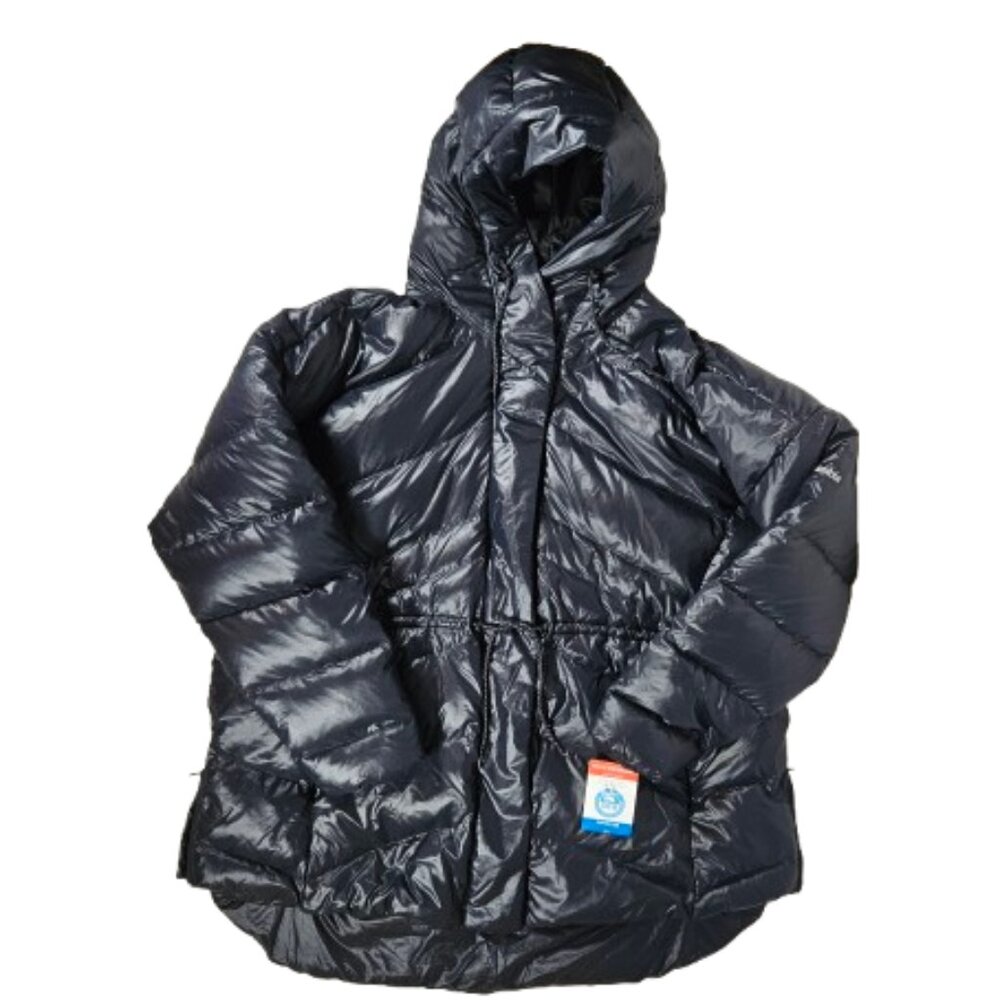 Columbia Black Puffy Coat Icy Heights II Down Novelty Women's Plus Size 3X NEW